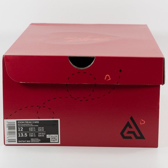 Nike Zoom Freak 3 NRG \'Valentine\'s Day\' DH7347-900 Giannis Basketball Sneakers main image 4